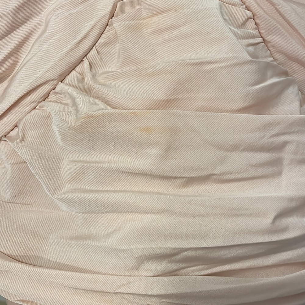 Zara Pink Ruched Crop Top - Picture 5 of 9